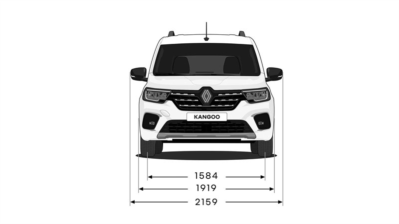 prednja stran Kangoo Passenger